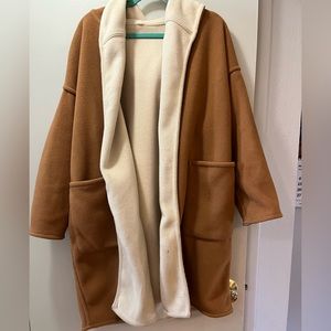 COPY - Sherpa jacket 🧥 Woman’s Coat Camel Color Size M/6